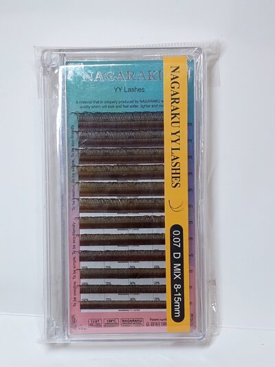 pestañas pelo x pelo 0.07 D mix