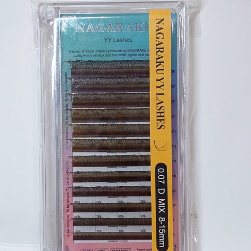 pestañas pelo x pelo 0.07 D mix