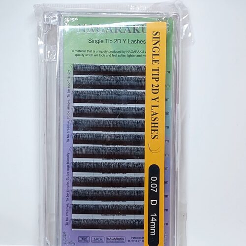 pestañas NAGARAKU peloxpelo 2d 0.07 D 14mm