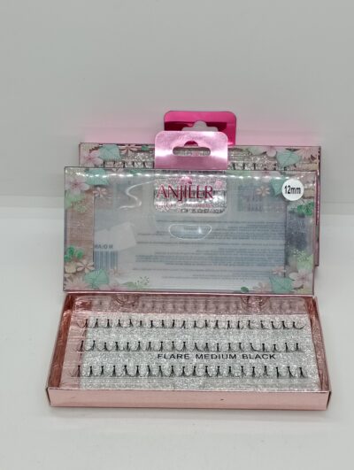 Pestaña pelo x pelo 12mm mix