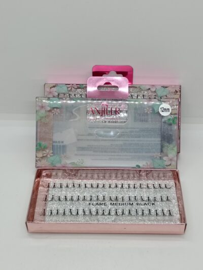 Pestaña pelo x pelo 12mm mix