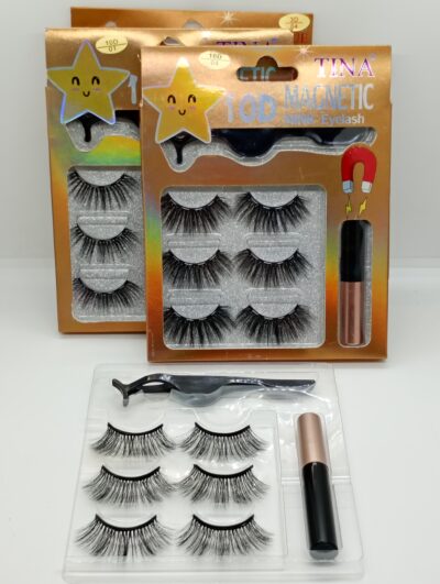 Pestaña Magneticas x3 c/pinza