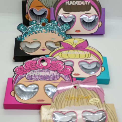 hdsr Pestañas postizas 4D infantiles