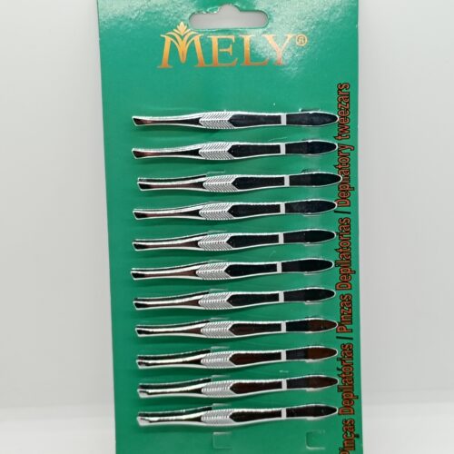 Pinzas depilar x12 - MELY