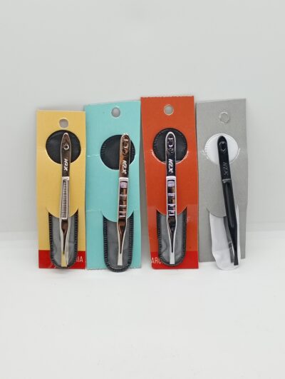 Pinzas depilar punta dorada