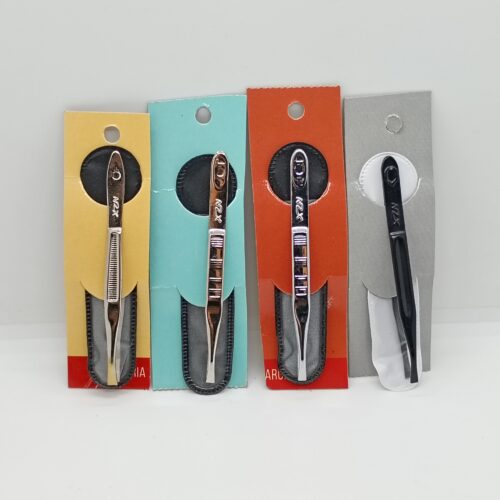 Pinzas depilar punta dorada